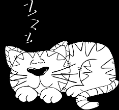 Are you searching for cat sleeping png images or vector? Cartoon Cat Sleeping Coloring Home