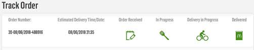 Customers are required to register with email and password before placing an order. Josh Lcs On Twitter Mcdonalds Malaysia Service Is Pretty Bullshit 9 55pm Now And I Have Still Not Received My Order And The Website Tracking Always Show Order Received Always Not Accurate And