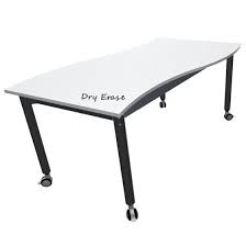 Tall Versatilis Dry Erase Non Folding Table 34 X 59 Wave In 2019 Table Table Frame Classroom Design