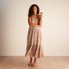 Spell Jasmine Strappy Maxi Dress Garmentory