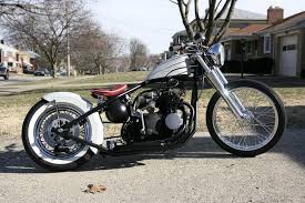 Honda Cb350f Bobber Motorcycle