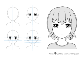 12 Anime Facial Expressions Chart Drawing Tutorial