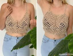 Vintage easy crochet sleeveless top. Wilmade A Blog With Free Crochet Patterns Made By Wilma