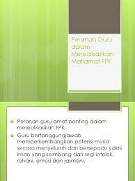 Silakan kunjungi postingan peranan guru dalam administrasi pendidikan untuk membaca artikel selengkapnya dengan klik tautan di atas. Peranan Guru Dalam Merealisasikan Matlamat Fpk