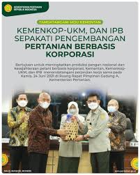 Fan page resmi kementerian pertanian republik indonesia Kementerian Pertanian Ri A Twitter Kementerian Pertanian Bersama Kemenkopukm Dan Institut Pertanian Bogor Ipb Sepakati Perjanjian Kerjasama Untuk Meningkatkan Produksi Pangan Nasional Dan Kesejahteraan Petani Berbasis Korporasi Https T Co
