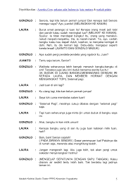 Naskah drama bahasa inggris 3 orang. Contoh Drama Orang 7 Dawn Hullender