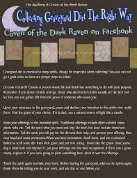 I like to put a time limit on my curses just in case. Graveyard Dirt Collecting The Right Way Witchcraft Spell Books Natural Magic Grimoire Book