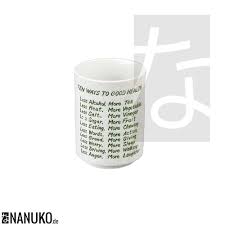 Anagrams and words you can . Tea Mug With Health Tips Print Nanuko De Asia Onlineshop