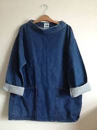 Fisherman S Denim Smock Clothes Design Denim Fashion Clothes