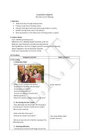 When students encounter difficulty reading aloud, the teacher offers . Pdf Lesson Plan In English 3 Genuine Love For Reading Emanuela R O D R I G U E Z Tan Academia Edu