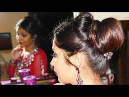 Indian Bridal Juda Updo Hairstyle Tutorial Youtube