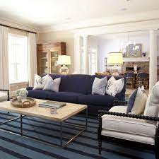 Navy Sofa Design Ideas Pictures Remodel And Decor Navy Sofa Living Room Tropical Living Room Living Room Sofa