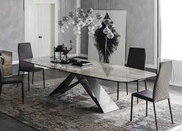 Our collection of contemporary leather chairs blend in with the modern design of a home or restaurant. Cattelan Italia Premier Keramik Dining Table Metal Living Room Furniture Ultra Modern Dining Table Marble Faux Marble Dining Table Marble Dining