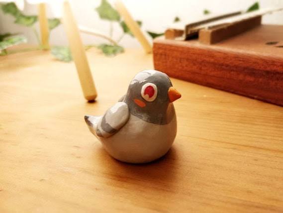 Chunky Pigeon Figurine, Cute Polymer Clay, Resin, Glossy, Dove Figure, Bird  Sculpture, Made to Order Cute Clay Pigeon Friend - Etsy