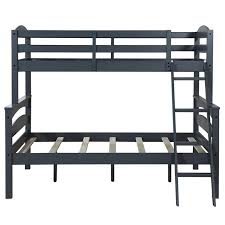 Gardens leighton twin over twin bunk bed. Dorel Living Brady Twin Over Full Bunk Bed In Gray Da6940gr