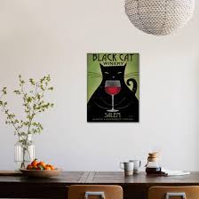 Outdoor & sporting goods company in tostedt, germany. Black Cat Winery Salem Vintage Style Red Wine Advertisement Print Wall Art By Ryan Fowler Walmart Com Walmart Com