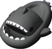 Amazon.com | rosyclo Shark Slides for Women and Men, Cute ...