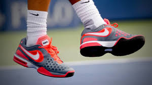 The rafael nadal nike tennis shoes are available in a range of sizes, including half sizes. Rafael Nadal S New Shoes Tennisnerd Net