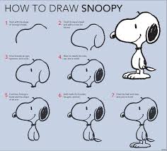 Reposted From Schulzmuseum Get Your Pencils Out And Learn To Draw The World S Most Famous Beagle With This Step By Step Guide Snoopy Drawing Snoopy Drawings