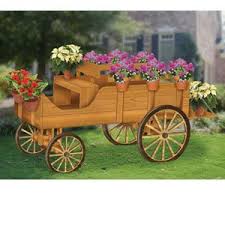 Buckboard Wagon Planter Diy Woodcraft Pattern 2493 Great Decorative Yard Display For Flowers And Or Garden Vegetab Wood Planters Garden Art Crafts Yard Art