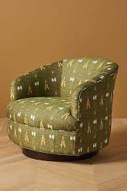 Soho Home X Anthropologie Amoret Swivel Chair Swivel Chair Outdoor Chaise Lounge Chair Swivel Chair Living Room