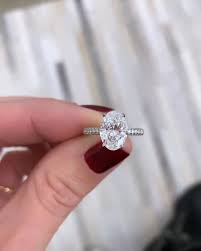 The Devon Floating Oval Engagement Ring Engagement Rings Oval Engagement Engagement Rings Oval