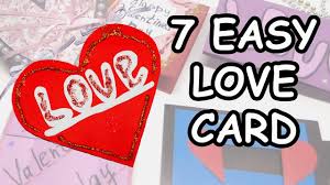 After all, one can make a card for any occasion, a scrapbook layout to document any memory, and a paper flower to embellish any project. 7 Diy Love Greeting Card Making Diy Paper Craft Ideas Ideas For Valentine S Day Julia Diy Youtube
