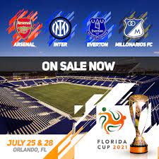 Jun 20, 2021 · the 2021 florida cup will feature english premier league clubs arsenal and everton, as well as italian serie a champions inter milan, and colombian powerhouse millonarios. Florida Cup A Twitter It S Time Tickets To The 2021 Florida Cup Are On Sale Now Come See Arsenal Inter Everton And Millosfcoficial Battle It Out At Cwstadium In Orlando This July
