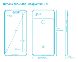 Google Pixel 3 XL Dimensions & Drawings ...