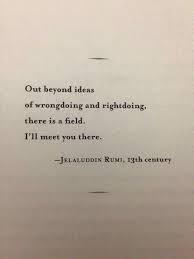 Rumi On Right And Wrong Rumi Quotes Inspirational Quotes Motivation Rumi