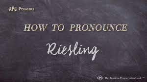 Sign in to disable all ads. How To Pronounce Riesling Riesling Pronunciation Youtube