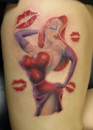 Jessica rabbit tattoo #4 fun piece i did a few days ago #jessicarabbit #jessicarabbittattoo #cartoon #cartoontattoo #toontown #toontattoo #color #colortattoo #girly #girlytattoo #cute #tattoosforwomen #tattoosforgirls #tattoosbylo #girlsthattattoo #salor #floridatattooartist. Sexy Jessica Rabbit Tattoo