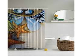 This shower curtain offers you an incredible picture that features; Tropical Beach Theme Shower Curtain