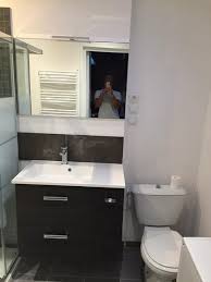 Salle De Bain Douche A L Italienne Bac Extra Plat Vasque Suspendu A Mons En Baroeul Salle De Bain Douche Douche Italienne Bain Douche