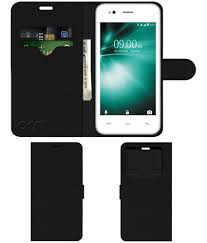 Lava A55 Flip Cover by ACM - Black ...