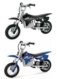 Electric Motocross Dirt Bike Razor 24v Battery Kids Motorcycle Toy Black Blue Razor Kids Motorcycle Bike Motorcycle