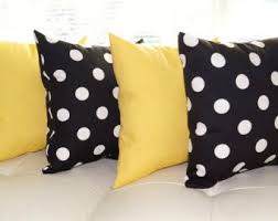 A wide variety of black outdoor pillows options are available to you, such as woven, handmade, and knitted. Black And White Outdoor Pillow Deck Pillow 2 Black Etsy Outdoor Pillows Yellow Throw Pillows Beige Room
