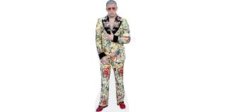 Compare your height to bad bunny. Bad Bunny Floral Suit Cardboard Cutout Celebrity Cutouts