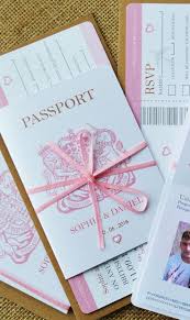 Bow Passport Wedding Invitation With Boarding Pass Rsvp Etsy Passport Wedding Invitations Passport Wedding Wedding Invitations