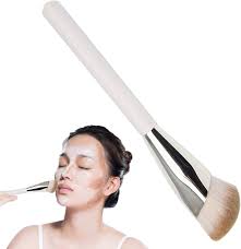 メイクブラシ プロ仕様斜めカット高密度ファンデーションブラシ