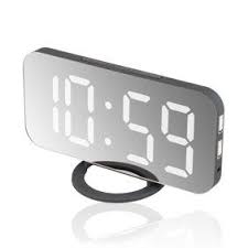 Clear design with 15 inch large digital display makes it easy. Digital 3d Led Wall Clock Alarm Snooze Watch 12 24 Hour Display Usb Modern Walmart Com Alarm Clock Clock Large Clock