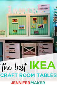 Read our craft room ideas! The Best Ikea Craft Room Tables And Desks Ideas Craft Room Tables Ikea Crafts Ikea Craft Room
