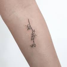 Forsythia Tattoo By Tattooist Sigak In 2020 Tattoos Beautiful Flower Tattoos Ink Tattoo