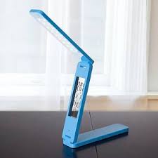 Lavish Home Led Folding Lamp Book Light Clock Calendar Alarm Blue Target Lamp Lavish Home Energy Efficient Light Bulbs