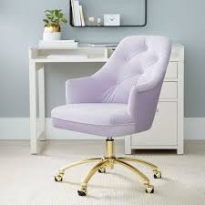 Lustre Velvet Lilac Tufted Task Swivel Desk Chair In 2020 Furniture Design Chair Swivel Chair Desk Desk Chair