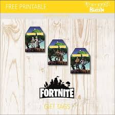 Free Printable Fortnite Happy Birthday Cards Free Printable Fortnite Gift Tags Birthday Buzzin Party Printables Free 60th Birthday Party Birthday Party Games