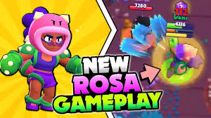 All content must be directly related to brawl stars. New Brawler Rosa Gameplay Full Stats Star Power Breakdown In Brawl Stars New Update Youtube
