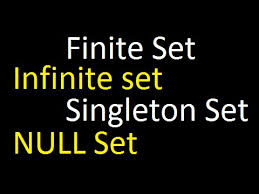 Types Of Sets Finite Set Infinite Set Singleton Set And Null Set Youtube