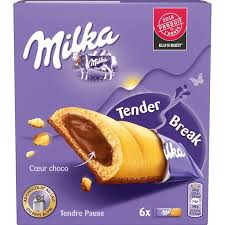 Biscuits Fourres Au Chocolat 156g Milka En 2020 Biscuits Fourres Au Chocolat Barres Chocolatees Alimentaire