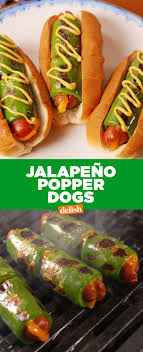 Jalapeno Popper Dogs Are Like Nothing You Ve Seen Before Recipe Dog Recipes Hot Dog Recipes Recipes